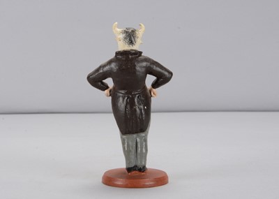 Lot 10 - A mid to late 19th century Thüringen anthropomorphic gentleman bullock container