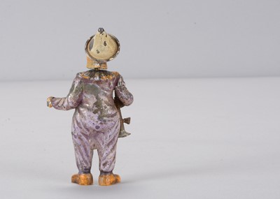 Lot 16 - A late 19th or early 20th century Heyde-type lead clown pig nodder
