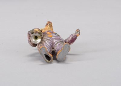 Lot 16 - A late 19th or early 20th century Heyde-type lead clown pig nodder