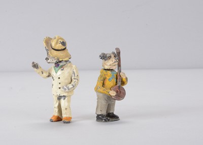 Lot 18 - Two late 19th or early 20th century Heyde-type lead dog nodders