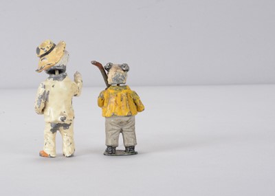 Lot 18 - Two late 19th or early 20th century Heyde-type lead dog nodders