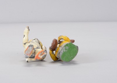 Lot 18 - Two late 19th or early 20th century Heyde-type lead dog nodders