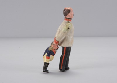 Lot 27 - A late 19th century Thüringen Bismarck grabbing the ears of Napoleon III