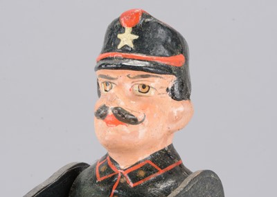 Lot 35 - A late 19th century Albin Amende Sonneberg Greek and Turkish military wresting toy