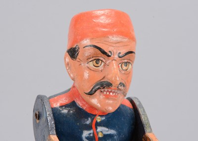 Lot 35 - A late 19th century Albin Amende Sonneberg Greek and Turkish military wresting toy