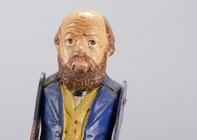Lot 44 - A late 19th century Albin Amende Sonneberg British Prime Minister political wresting toy