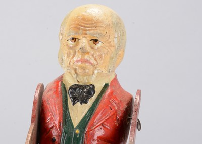Lot 44 - A late 19th century Albin Amende Sonneberg British Prime Minister political wresting toy