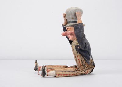 Lot 63 - A late 19th century Thüringen composition Ally Sloper puppet