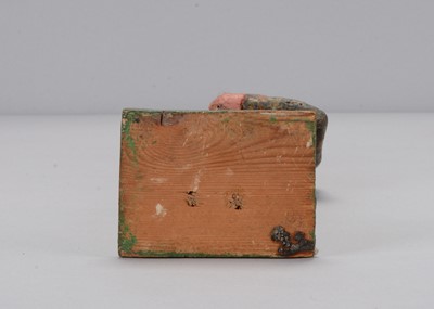 Lot 72 - A mid to late 19th century papier-mâché soldier