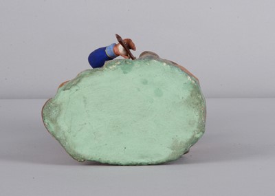 Lot 85 - A fine mid 19th century German papier-mâché Zouave foot soldier nodder