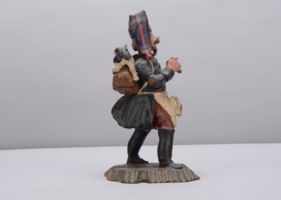 Lot 87 - A mid 19th century German knitting veteran nodder