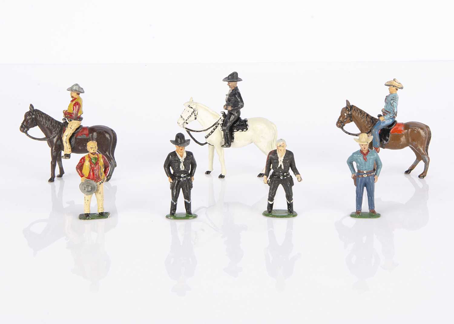 Lot 27 - Timpo hollow-cast lead Hopalong Cassidy Western Series 1950s