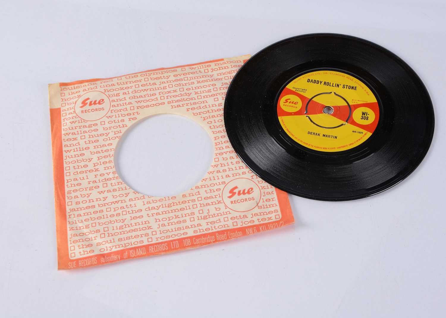 Lot 3 - Derek Martin 7" Single
