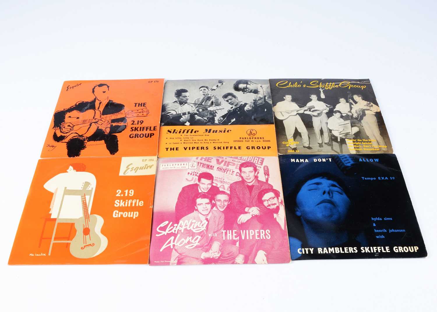 Lot 96 - Skiffle EPs