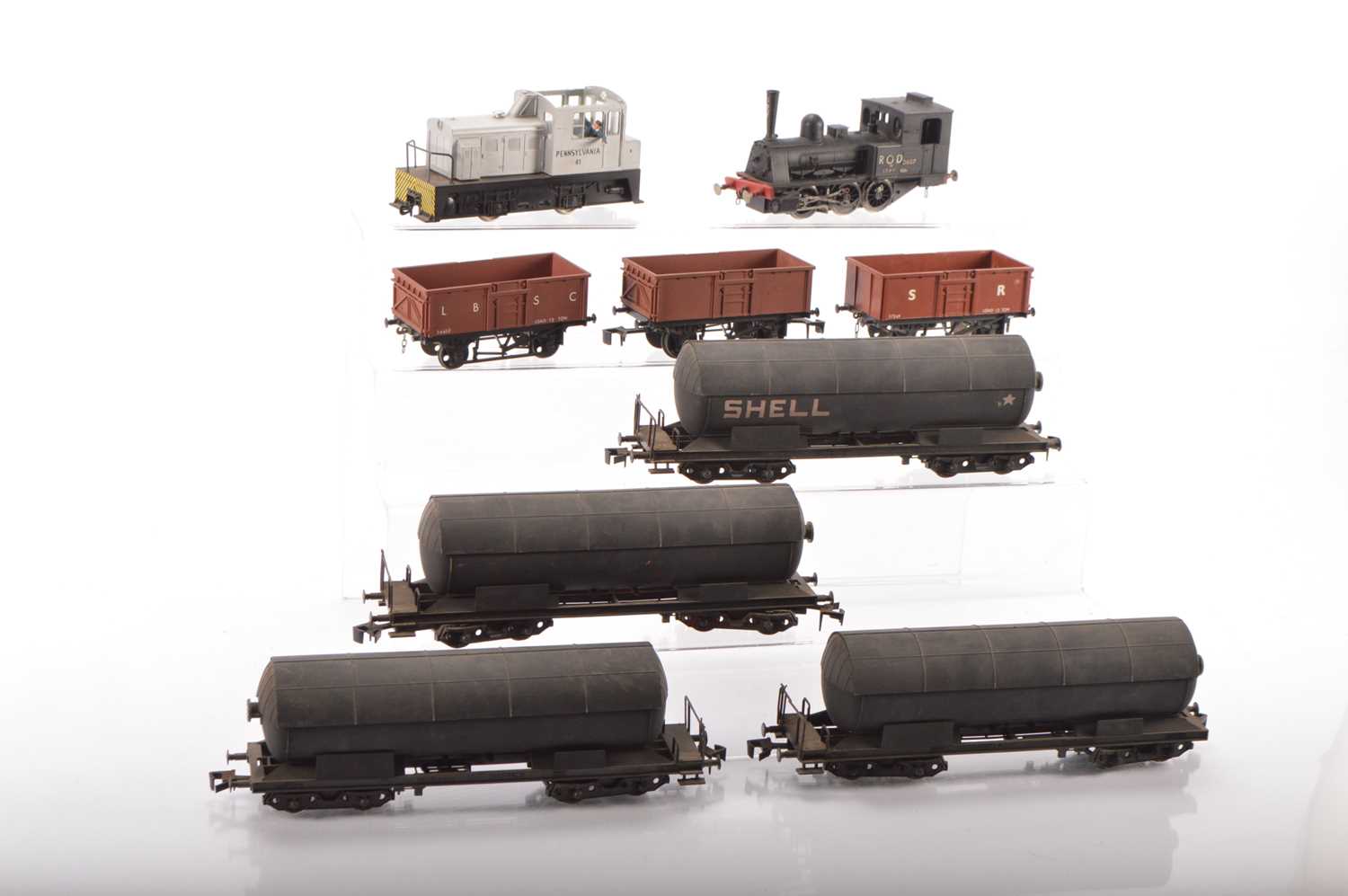 Lot 737 - Lima/Pola/Rivarossi 0 Gauge group of Locomotives and rolling stock (18)