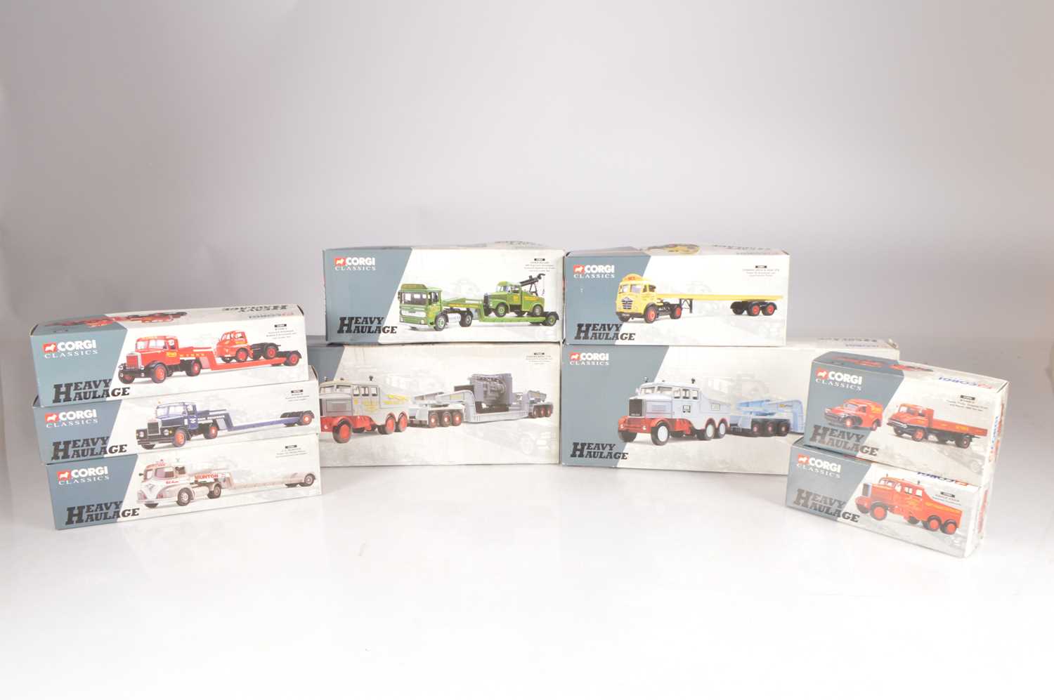 Lot 31 - Corgi Heavy Haulage Models (9)