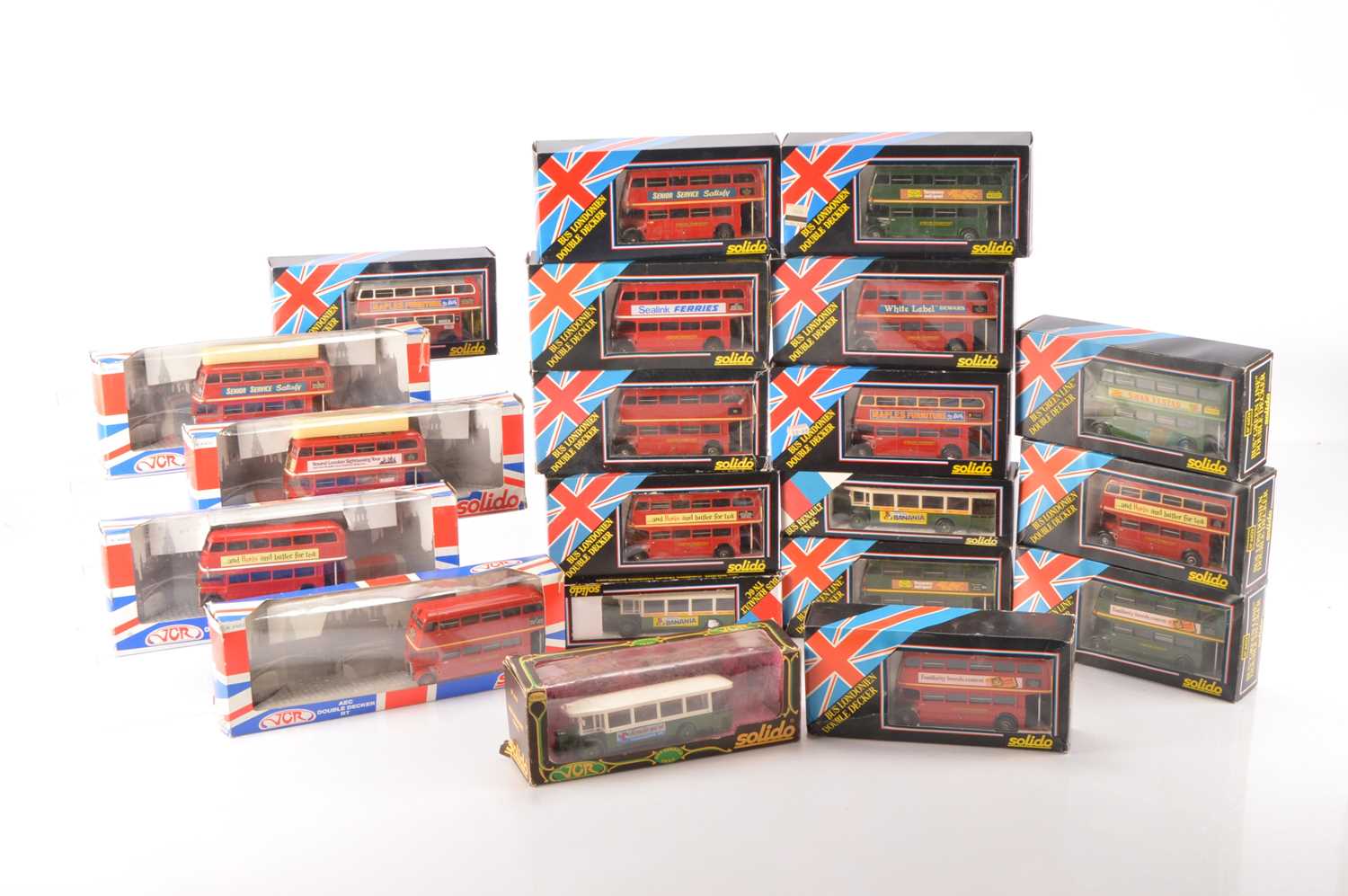 Lot 48 - Solido Diecast Vintage Buses (20)