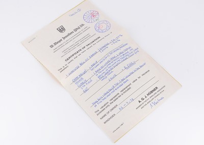 Lot 186 - An unmounted brilliant cut  1.40 cts diamond