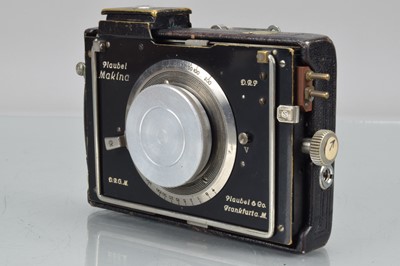 Lot 59 - A Plaubel Makina II 4.5 x 6cm Folding Strut Camera