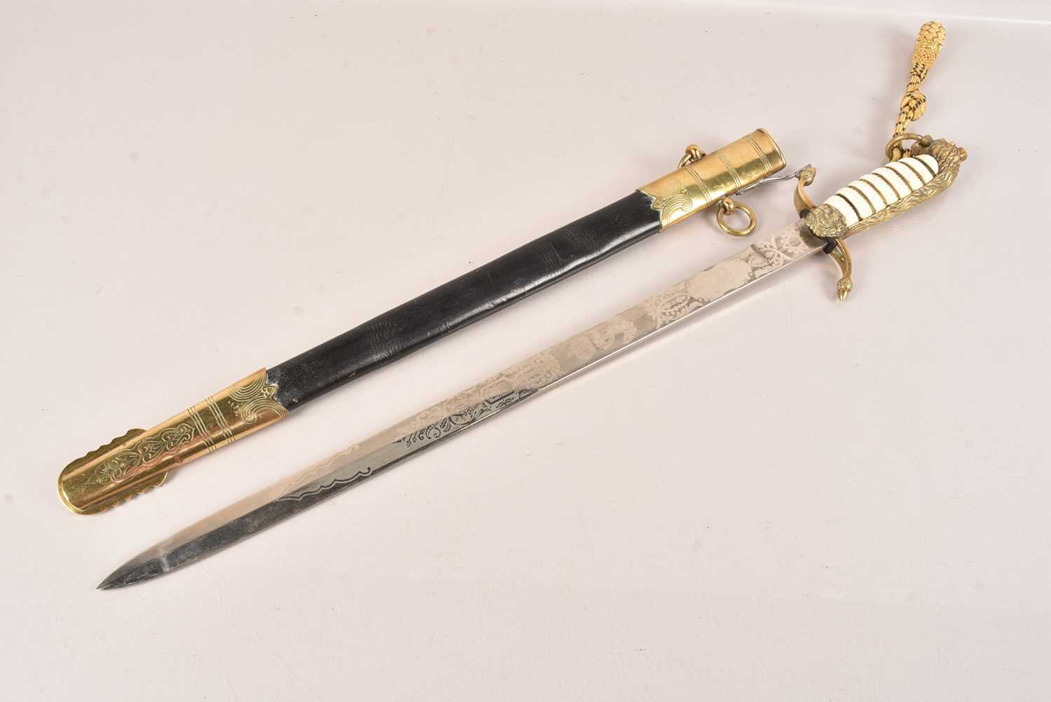 Lot 494 - A Naval Midshipman's Dirk