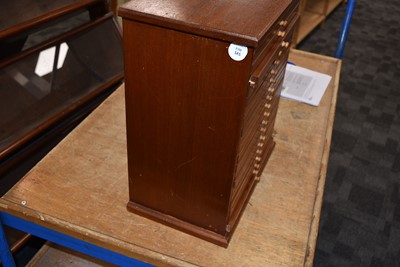 Lot 530 - A Coin/Medal Collectors Cabinet