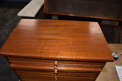 Lot 530 - A Coin/Medal Collectors Cabinet