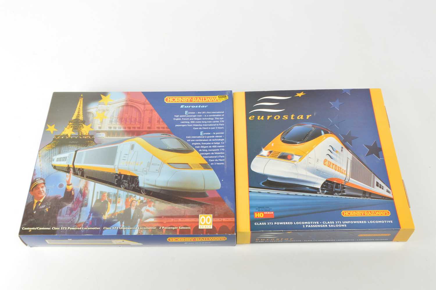 Lot 96 - Hornby 00 and HO Gauge boxed Eurostar Sets (2)