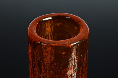 Lot 12 - A late 1960s Whitefriars Glass "Mallet" vase designed by Geoffrey Baxter