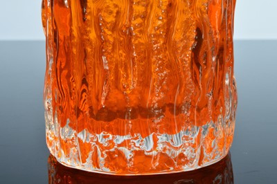 Lot 12 - A late 1960s Whitefriars Glass "Mallet" vase designed by Geoffrey Baxter