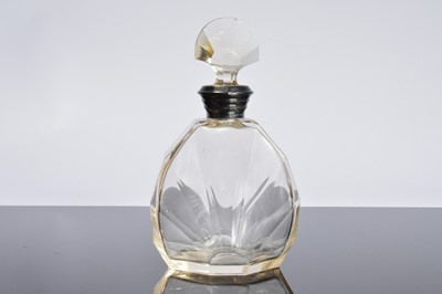 Lot 16 - Four glass and silver mounted items