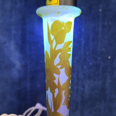 Lot 38 - An Art Nouveau period Galle Glass vase