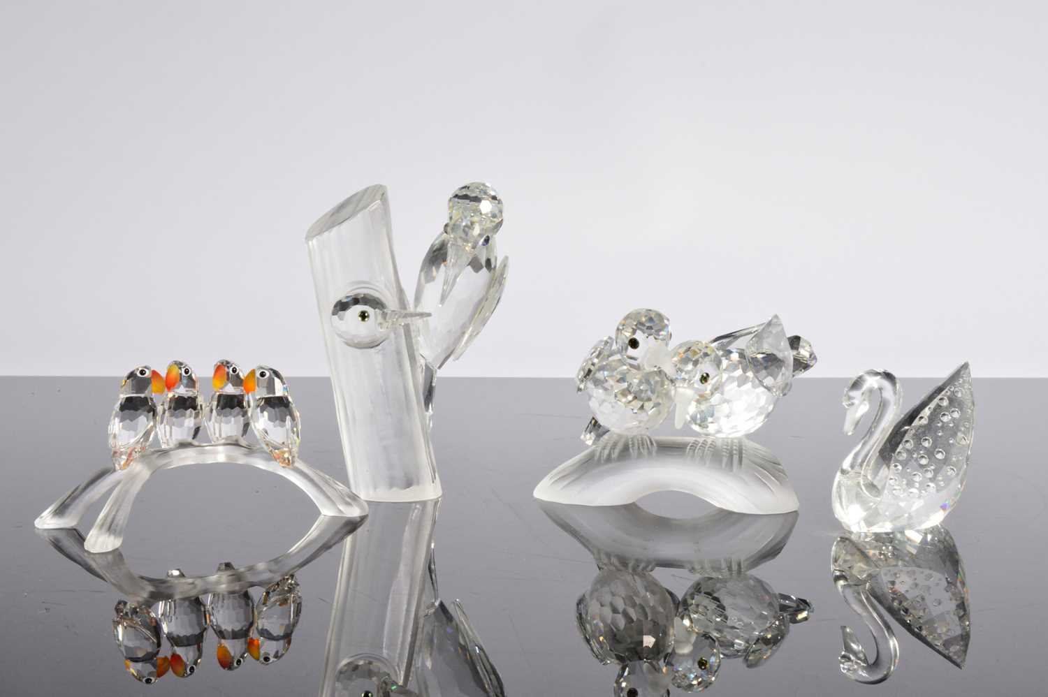 Lot 75 - Four Swarovski Birds