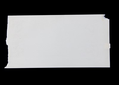 Lot 164 - An early 20th century hand printed printer's proof for a bank note