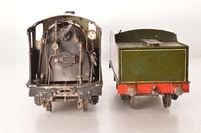 Lot 818 - 3 1/2" Inch Gauge LBSC "Betty the Mongoliper" 2-6-2 SR Green Locomotive & Tender "237 Coy R.A.S.C." No. 1650