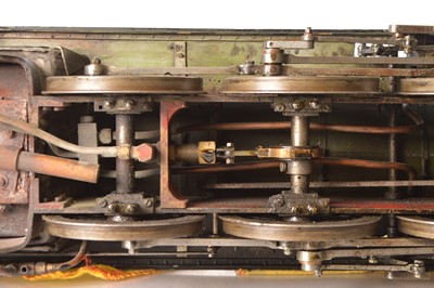 Lot 818 - 3 1/2" Inch Gauge LBSC "Betty the Mongoliper" 2-6-2 SR Green Locomotive & Tender "237 Coy R.A.S.C." No. 1650