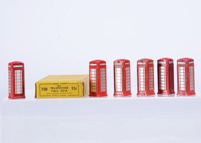 Lot 77 - A Dinky Toys 750/12c Telephone Call Box Trade Box
