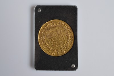 Lot 3 - A Spanish Carlos III 8 Escudo gold coin