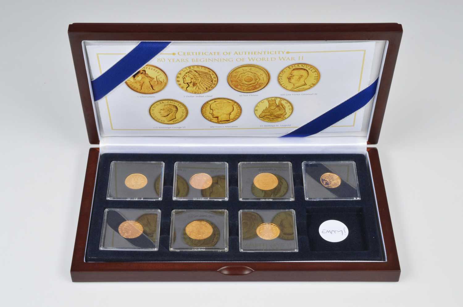 Lot 62 - A set of seven gold coins