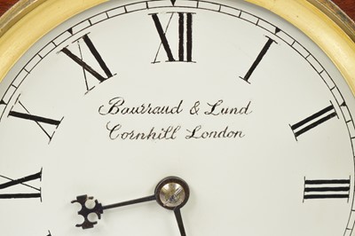 Lot 2 - An Edwardian period mantle clock from Barraud & Lund of London