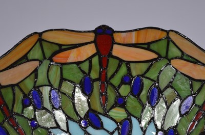 Lot 2 - A second half 20th century lead glass light shade