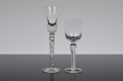 Lot 10 - A collection of antique up to modern glasses