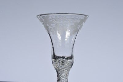 Lot 14 - A late Georgian drinking glass