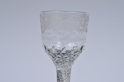 Lot 17 - A late Georgian drinking glass