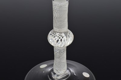 Lot 21 - A late Georgian drinking glass