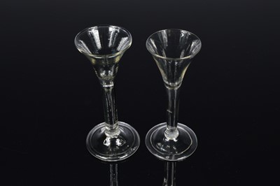 Lot 22 - Two late Georgian drinking glasses