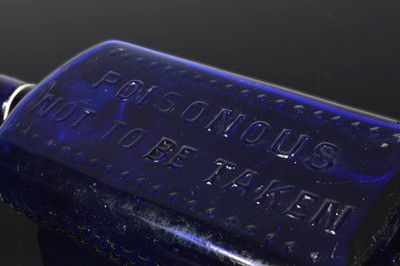 Lot 24 - A collection of thirteen poison and other toxic liquid bottles
