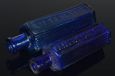 Lot 24 - A collection of thirteen poison and other toxic liquid bottles
