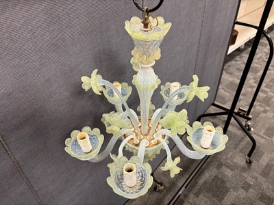 Lot 33 - A mid 20th century Venetian glass chandelier