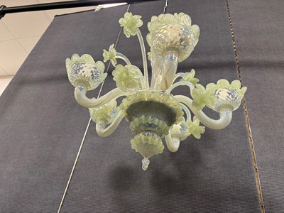 Lot 33 - A mid 20th century Venetian glass chandelier