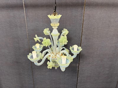 Lot 33 - A mid 20th century Venetian glass chandelier
